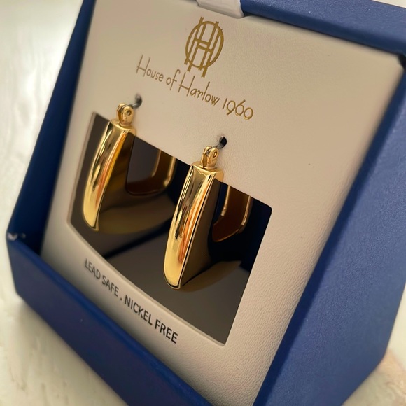 House of Harlow 1960 Jewelry - NIB House of Harlow 1960 Square Earrings in Gift Box